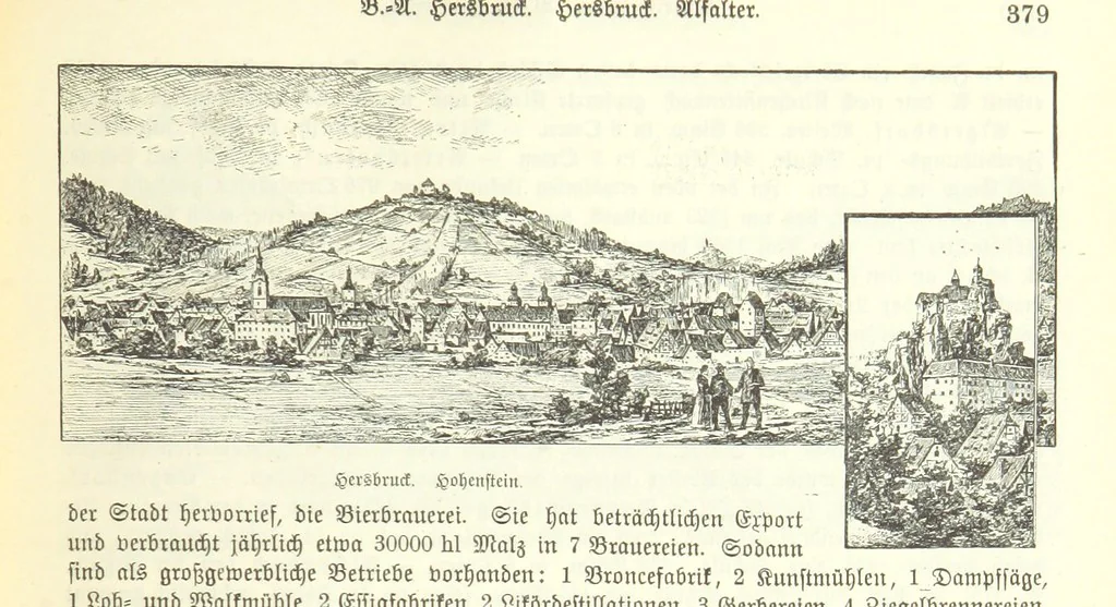 An illustration from Geographisch-historisches Handbuch von Bayern, 1895, leaf 395
