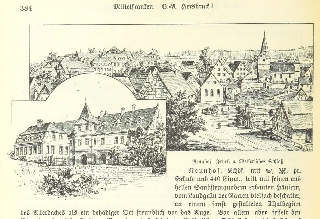 An illustration from Geographisch-historisches Handbuch von Bayern, 1895, leaf 400