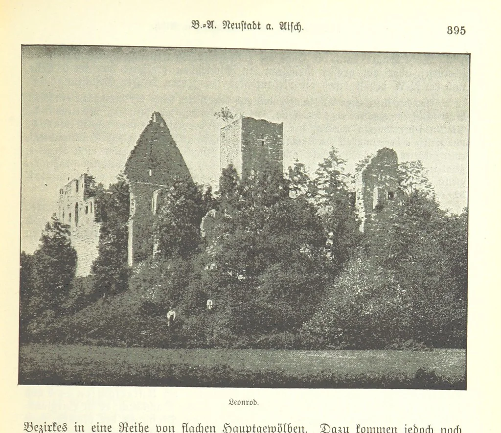 An illustration from Geographisch-historisches Handbuch von Bayern, 1895, leaf 411