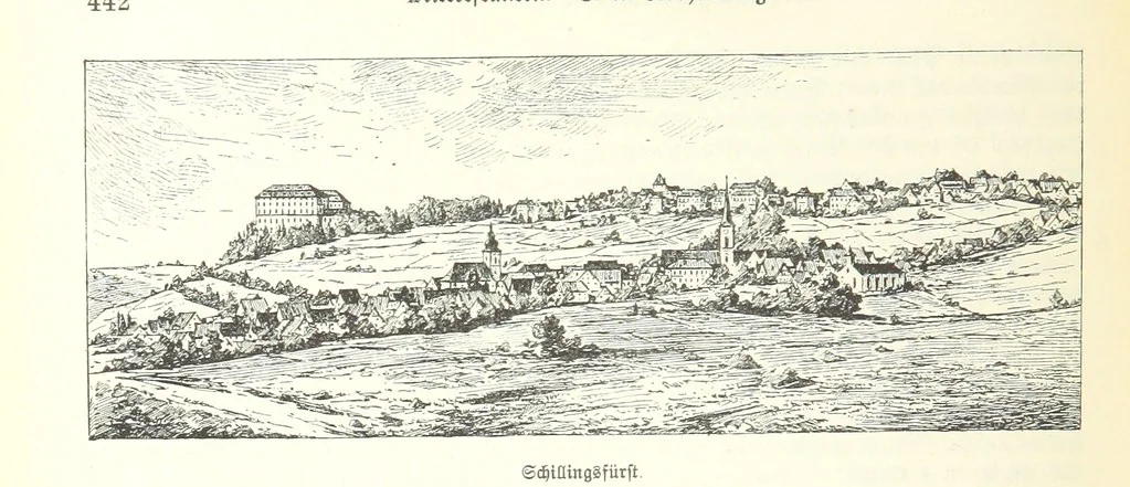 An illustration from Geographisch-historisches Handbuch von Bayern, 1895, leaf 458