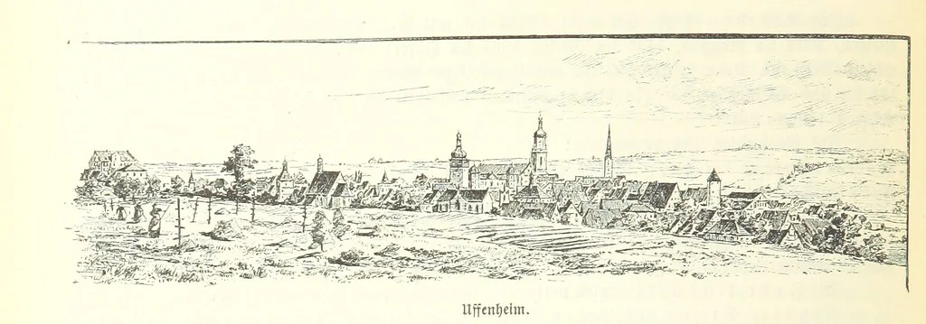 An illustration from Geographisch-historisches Handbuch von Bayern, 1895, leaf 488