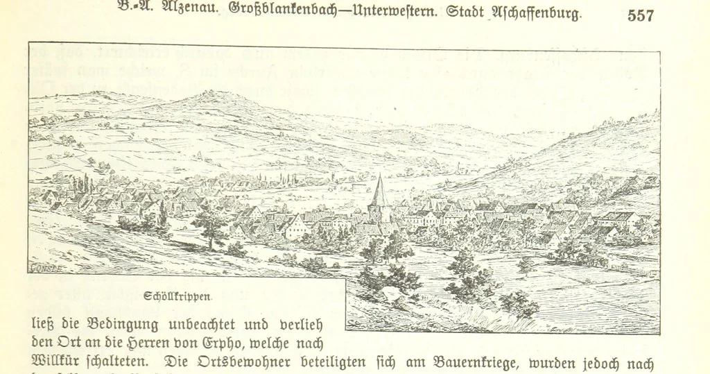 An illustration from Geographisch-historisches Handbuch von Bayern, 1895, leaf 573