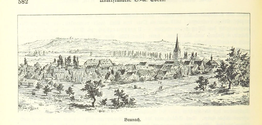 An illustration from Geographisch-historisches Handbuch von Bayern, 1895, leaf 598