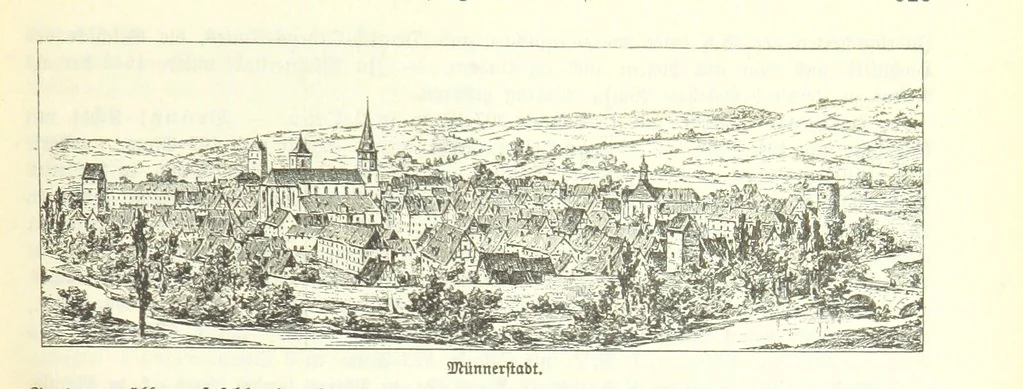An illustration from Geographisch-historisches Handbuch von Bayern, 1895, leaf 645