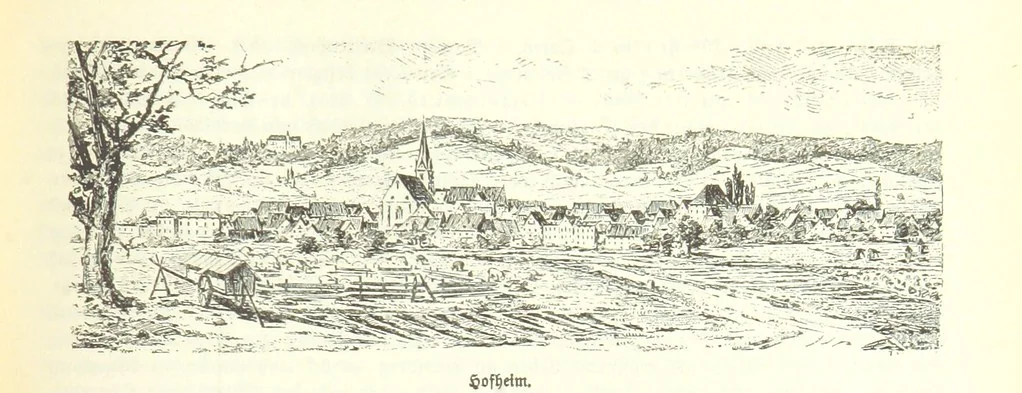 An illustration from Geographisch-historisches Handbuch von Bayern, 1895, leaf 667