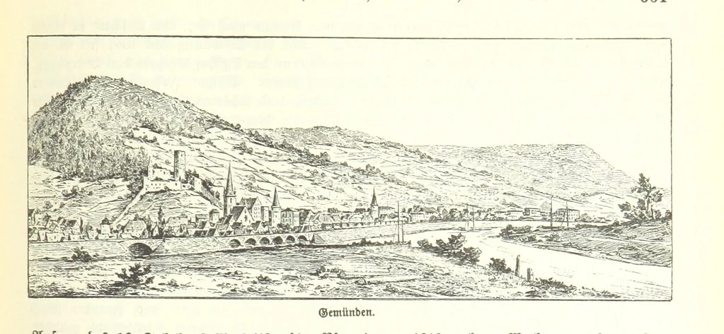 An illustration from Geographisch-historisches Handbuch von Bayern, 1895, leaf 677