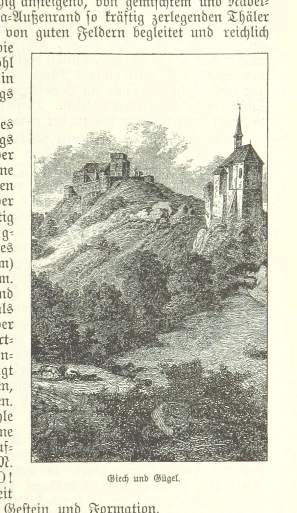 An illustration from Geographisch-historisches Handbuch von Bayern, 1895, leaf 69
