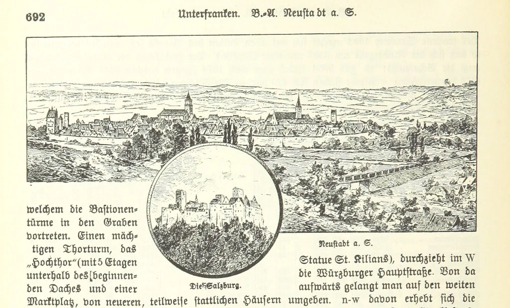 An illustration from Geographisch-historisches Handbuch von Bayern, 1895, leaf 708