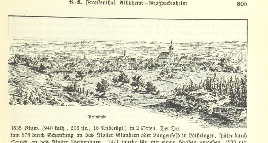 An illustration from Geographisch-historisches Handbuch von Bayern, 1895, leaf 821