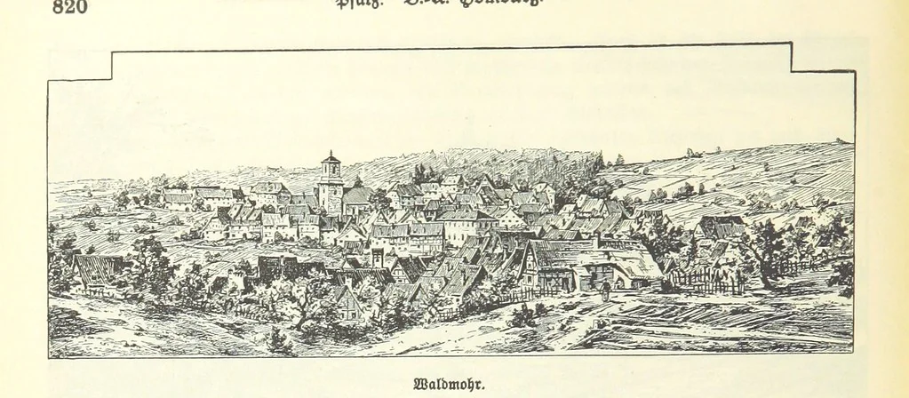 An illustration from Geographisch-historisches Handbuch von Bayern, 1895, leaf 836