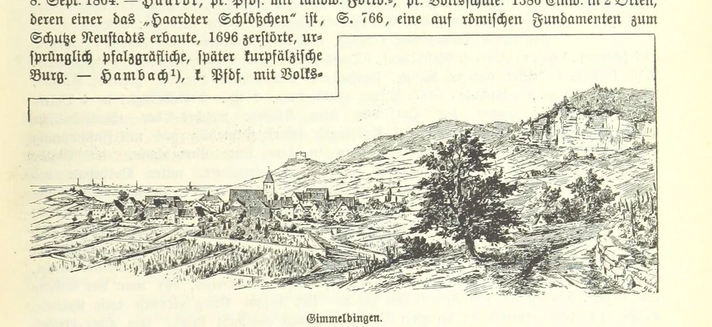 An illustration from Geographisch-historisches Handbuch von Bayern, 1895, leaf 891