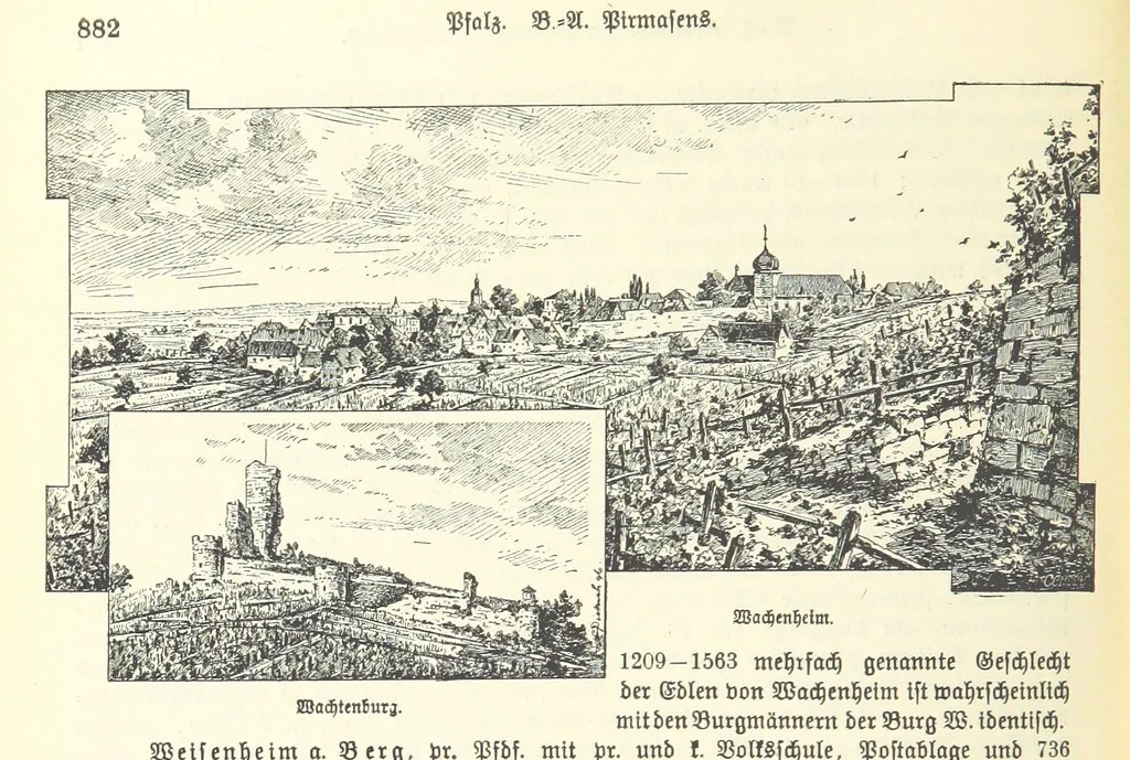 An illustration from Geographisch-historisches Handbuch von Bayern, 1895, leaf 898