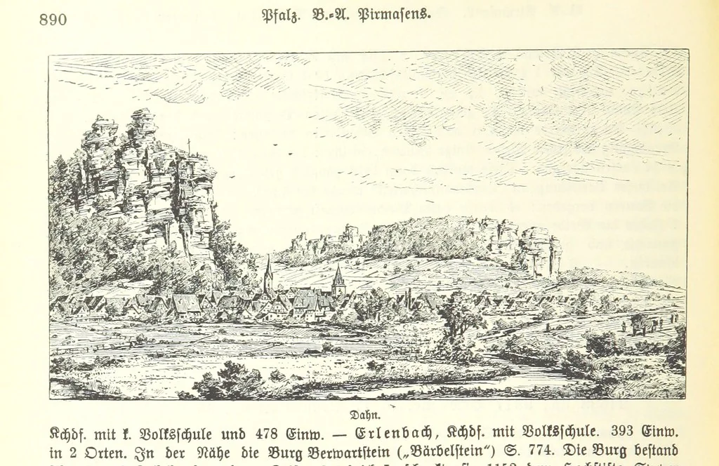 An illustration from Geographisch-historisches Handbuch von Bayern, 1895, leaf 906