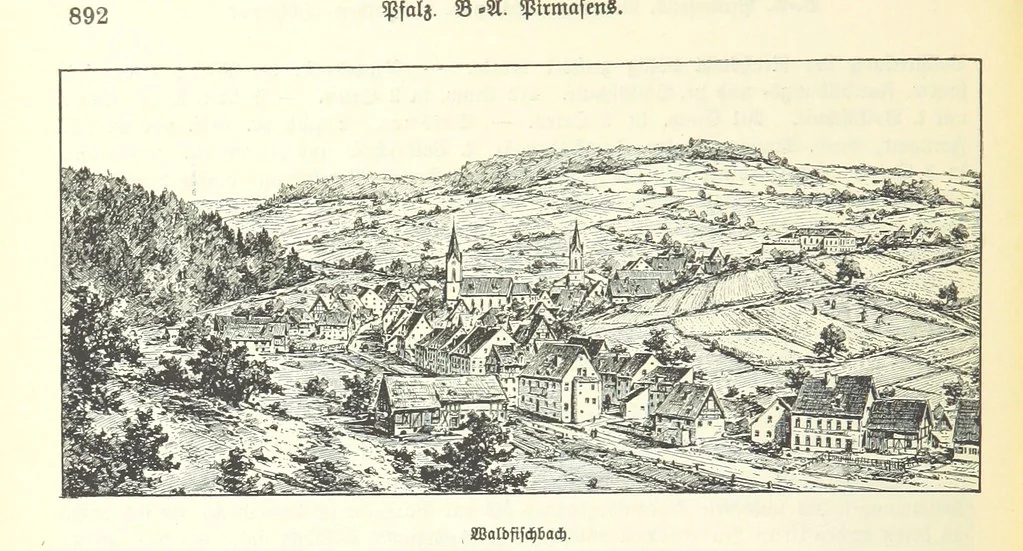 An illustration from Geographisch-historisches Handbuch von Bayern, 1895, leaf 908
