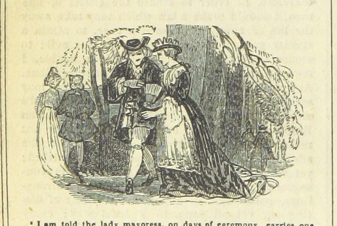 An illustration from The miscellaneous works of Oliver Goldsmith, M.B. With a brief memoir of the author, etc, 1841, leaf 106