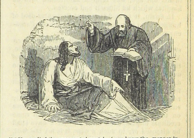 An illustration from The miscellaneous works of Oliver Goldsmith, M.B. With a brief memoir of the author, etc, 1841, leaf 109