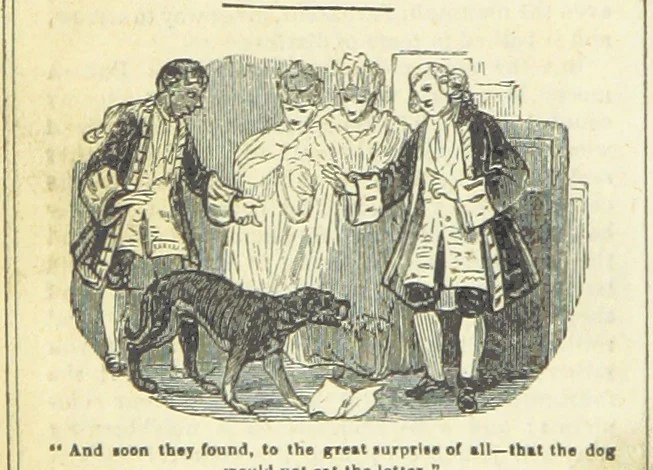 An illustration from The miscellaneous works of Oliver Goldsmith, M.B. With a brief memoir of the author, etc, 1841, leaf 130
