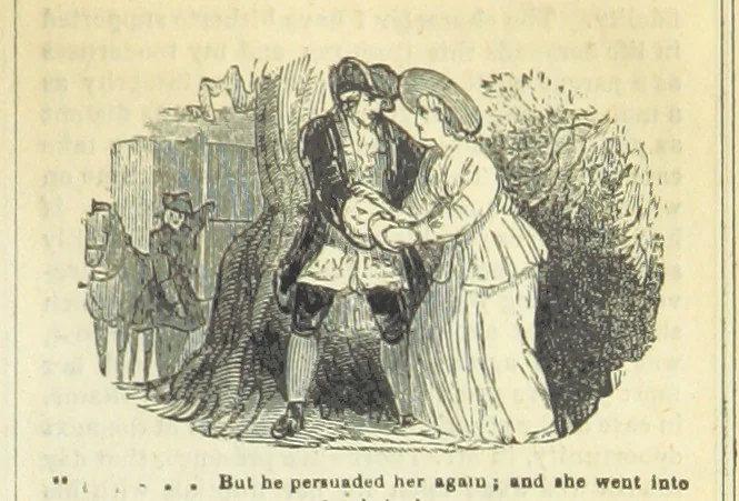 An illustration from The miscellaneous works of Oliver Goldsmith, M.B. With a brief memoir of the author, etc, 1841, leaf 169