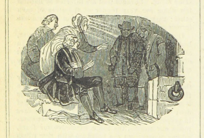 An illustration from The miscellaneous works of Oliver Goldsmith, M.B. With a brief memoir of the author, etc, 1841, leaf 190