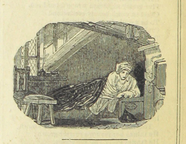 An illustration from The miscellaneous works of Oliver Goldsmith, M.B. With a brief memoir of the author, etc, 1841, leaf 216