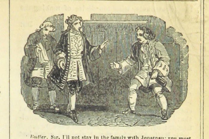 An illustration from The miscellaneous works of Oliver Goldsmith, M.B. With a brief memoir of the author, etc, 1841, leaf 221