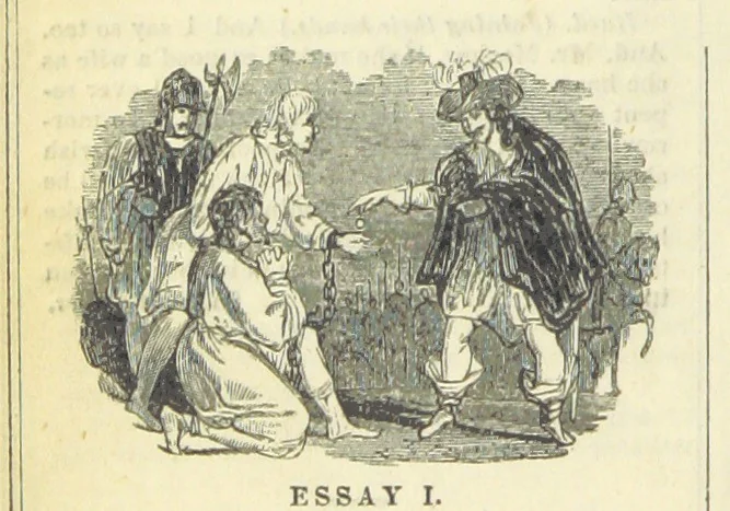 An illustration from The miscellaneous works of Oliver Goldsmith, M.B. With a brief memoir of the author, etc, 1841, leaf 264