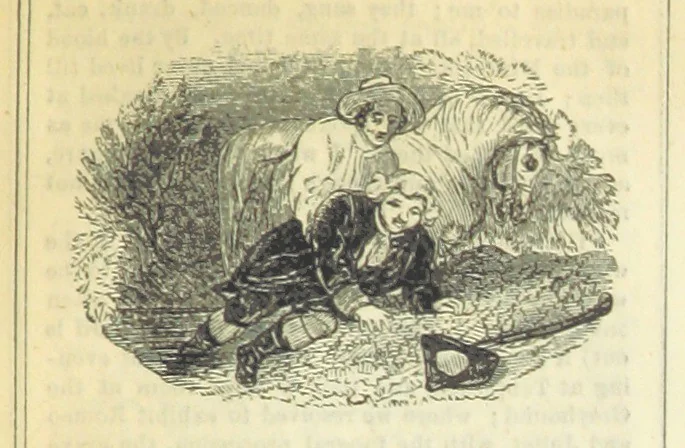 An illustration from The miscellaneous works of Oliver Goldsmith, M.B. With a brief memoir of the author, etc, 1841, leaf 277