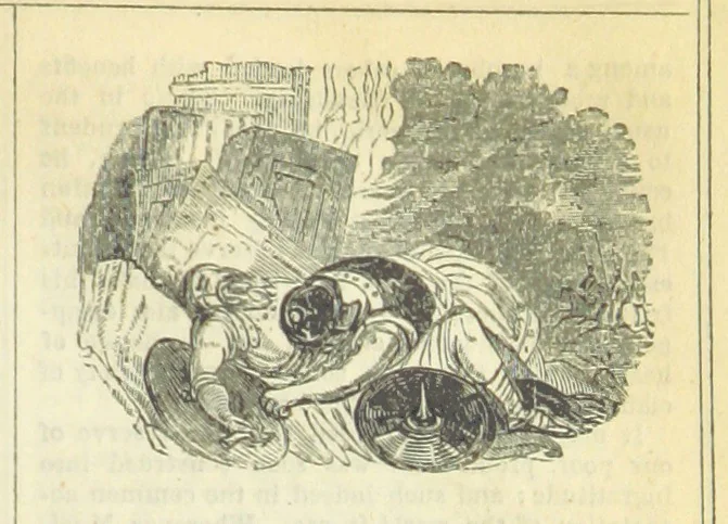 An illustration from The miscellaneous works of Oliver Goldsmith, M.B. With a brief memoir of the author, etc, 1841, leaf 281