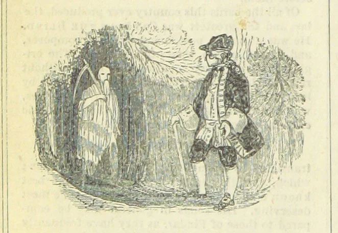An illustration from The miscellaneous works of Oliver Goldsmith, M.B. With a brief memoir of the author, etc, 1841, leaf 308