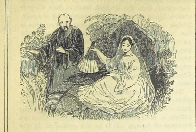 An illustration from The miscellaneous works of Oliver Goldsmith, M.B. With a brief memoir of the author, etc, 1841, leaf 36