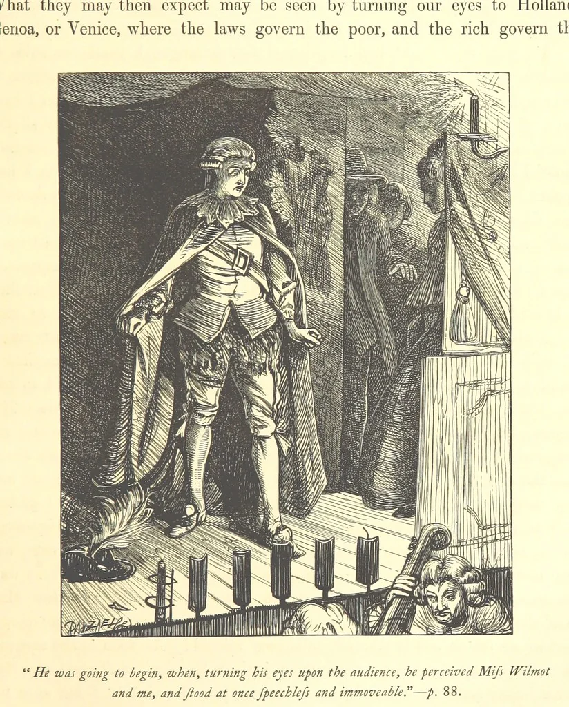 An illustration from Dalziels' Illustrated Goldsmith ... With one hundred pictures drawn by G. J. Pinwell, engraved by the brothers Dalziel, 1865, leaf 109