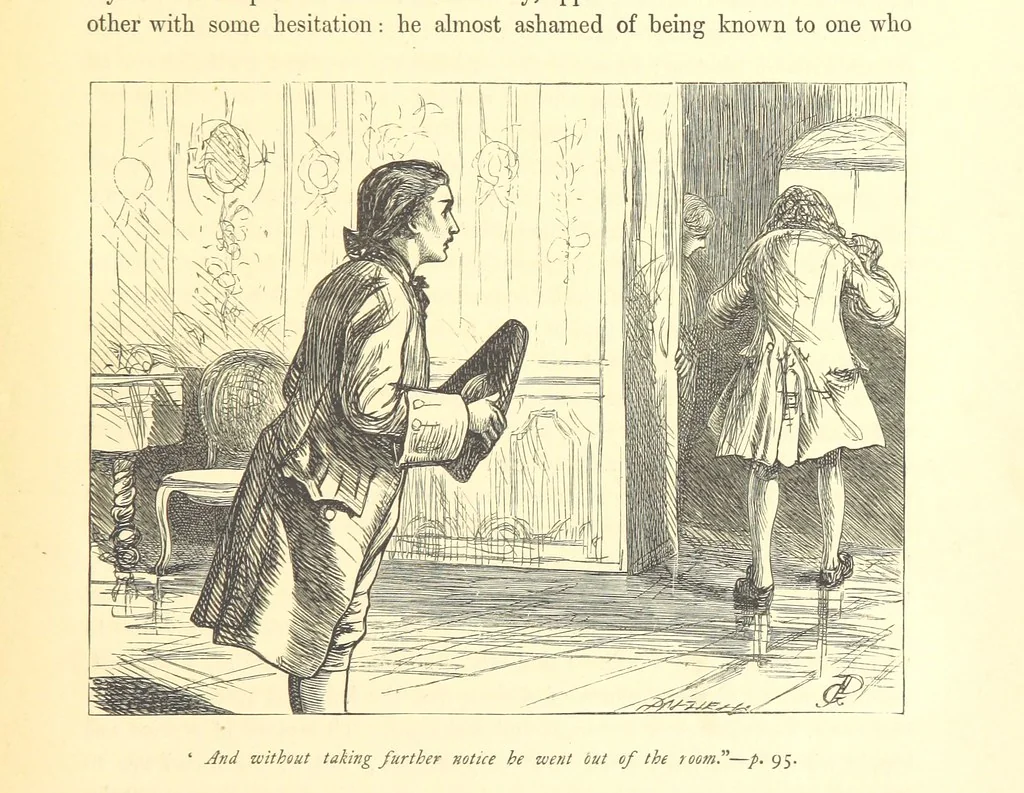 An illustration from Dalziels' Illustrated Goldsmith ... With one hundred pictures drawn by G. J. Pinwell, engraved by the brothers Dalziel, 1865, leaf 117