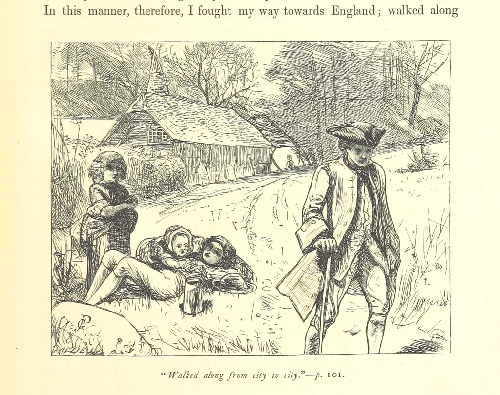 An illustration from Dalziels' Illustrated Goldsmith ... With one hundred pictures drawn by G. J. Pinwell, engraved by the brothers Dalziel, 1865, leaf 125
