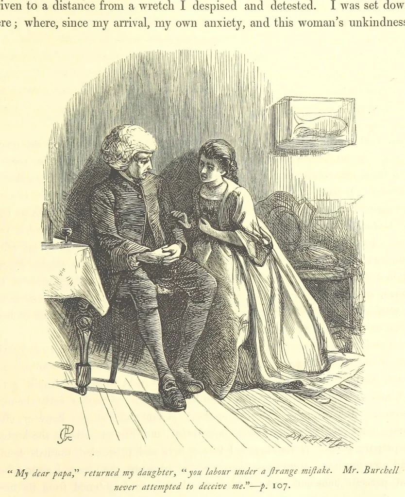 An illustration from Dalziels' Illustrated Goldsmith ... With one hundred pictures drawn by G. J. Pinwell, engraved by the brothers Dalziel, 1865, leaf 133