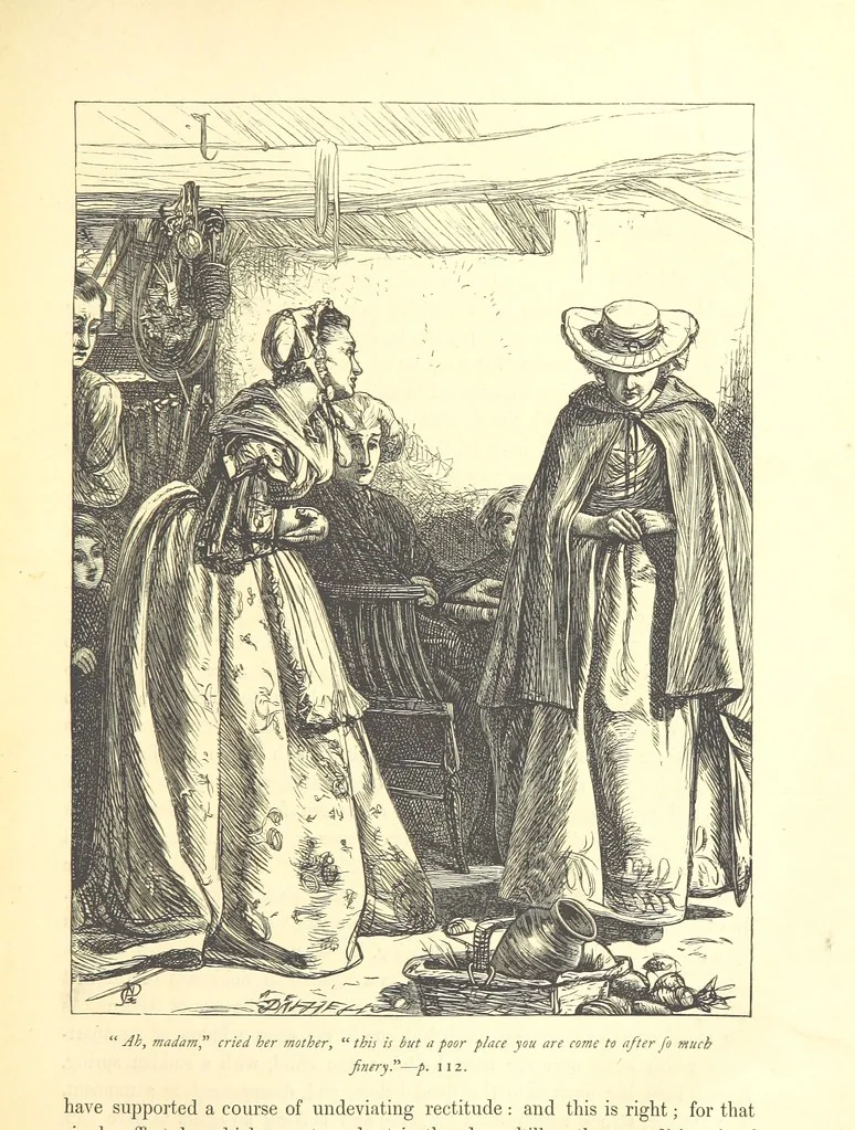 An illustration from Dalziels' Illustrated Goldsmith ... With one hundred pictures drawn by G. J. Pinwell, engraved by the brothers Dalziel, 1865, leaf 137