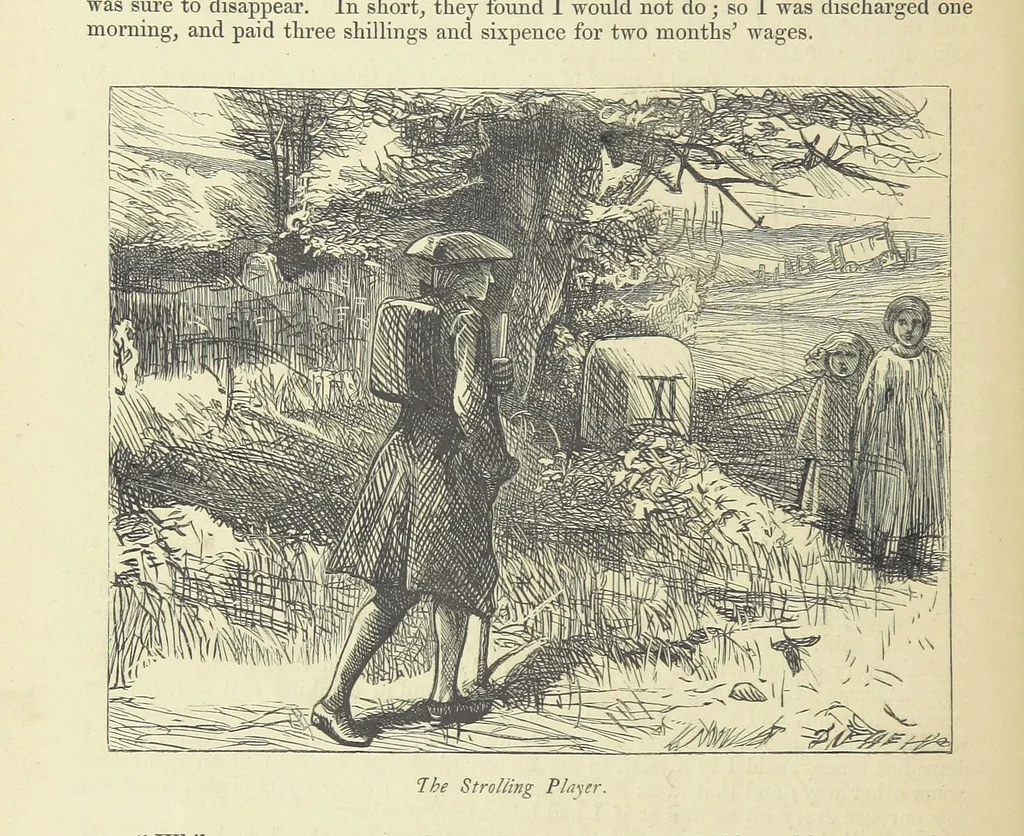 An illustration from Dalziels' Illustrated Goldsmith ... With one hundred pictures drawn by G. J. Pinwell, engraved by the brothers Dalziel, 1865, leaf 18