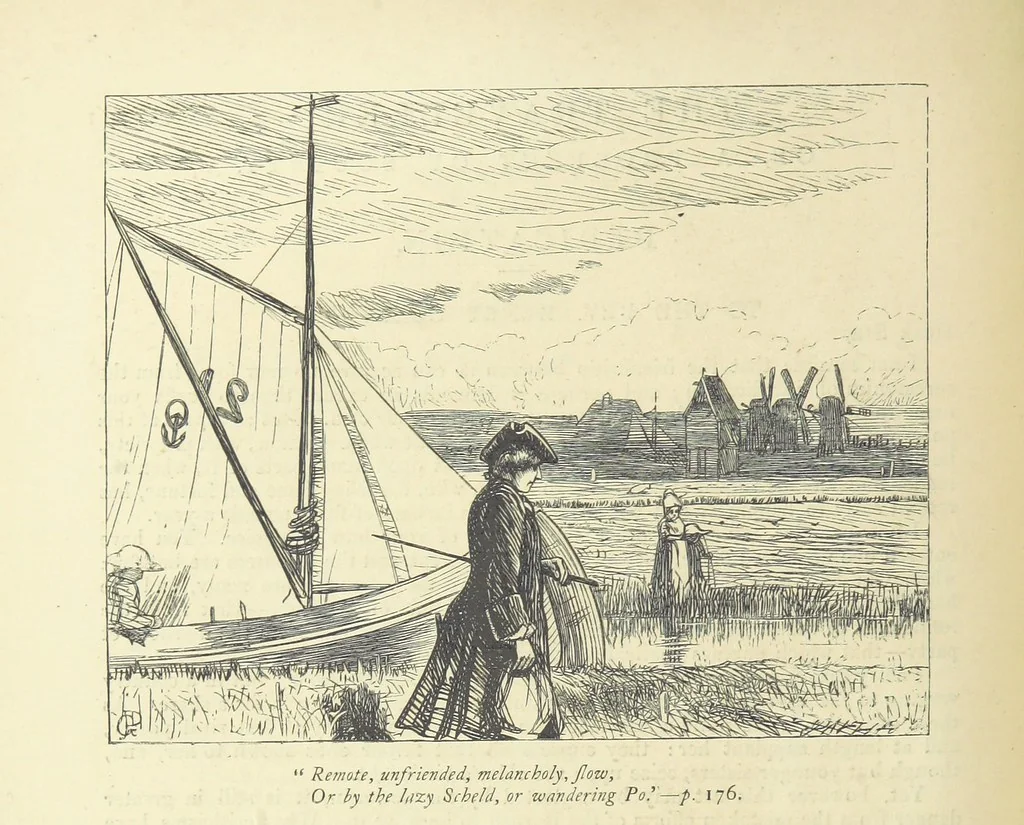 An illustration from Dalziels' Illustrated Goldsmith ... With one hundred pictures drawn by G. J. Pinwell, engraved by the brothers Dalziel, 1865, leaf 200