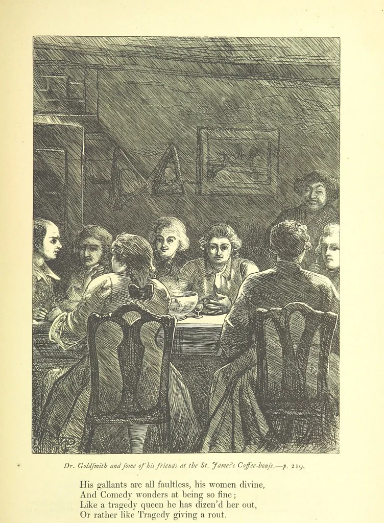 An illustration from Dalziels' Illustrated Goldsmith ... With one hundred pictures drawn by G. J. Pinwell, engraved by the brothers Dalziel, 1865, leaf 245