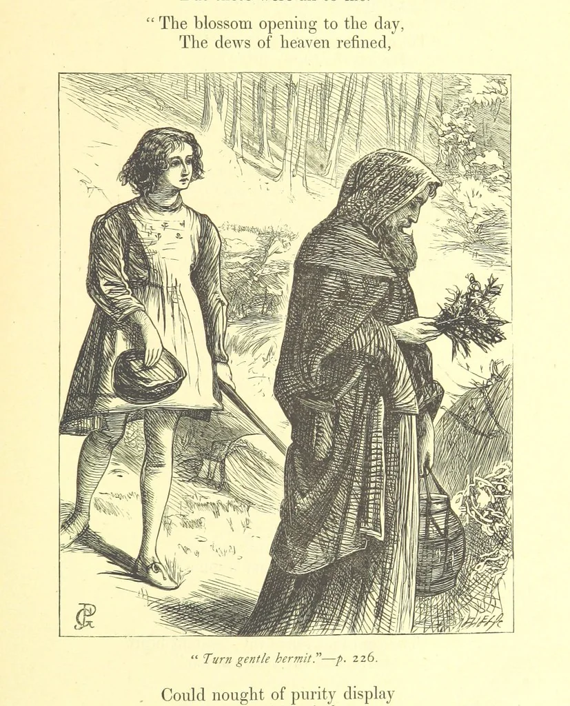 An illustration from Dalziels' Illustrated Goldsmith ... With one hundred pictures drawn by G. J. Pinwell, engraved by the brothers Dalziel, 1865, leaf 253