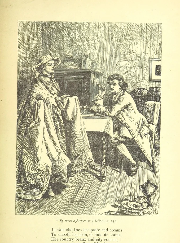 An illustration from Dalziels' Illustrated Goldsmith ... With one hundred pictures drawn by G. J. Pinwell, engraved by the brothers Dalziel, 1865, leaf 257