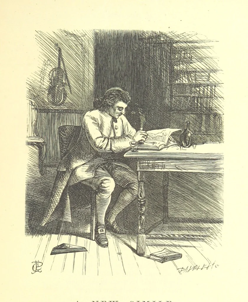An illustration from Dalziels' Illustrated Goldsmith ... With one hundred pictures drawn by G. J. Pinwell, engraved by the brothers Dalziel, 1865, leaf 277