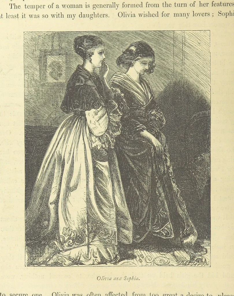An illustration from Dalziels' Illustrated Goldsmith ... With one hundred pictures drawn by G. J. Pinwell, engraved by the brothers Dalziel, 1865, leaf 28