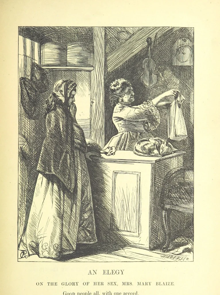 An illustration from Dalziels' Illustrated Goldsmith ... With one hundred pictures drawn by G. J. Pinwell, engraved by the brothers Dalziel, 1865, leaf 281