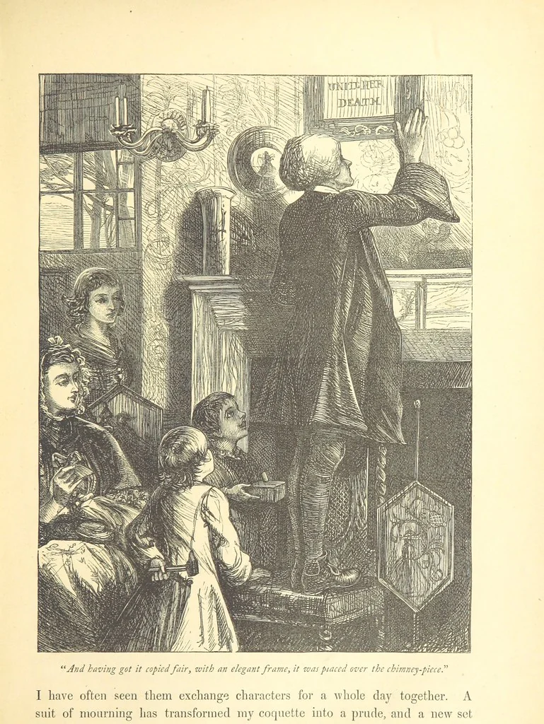 An illustration from Dalziels' Illustrated Goldsmith ... With one hundred pictures drawn by G. J. Pinwell, engraved by the brothers Dalziel, 1865, leaf 29