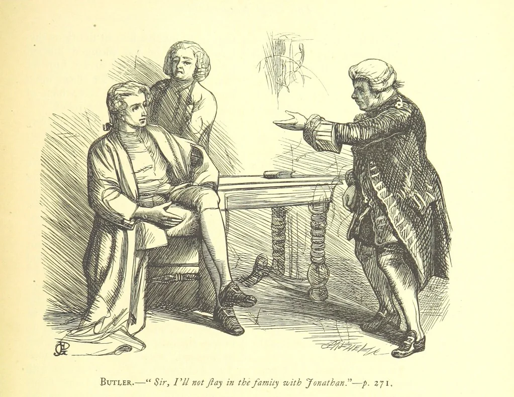 An illustration from Dalziels' Illustrated Goldsmith ... With one hundred pictures drawn by G. J. Pinwell, engraved by the brothers Dalziel, 1865, leaf 293