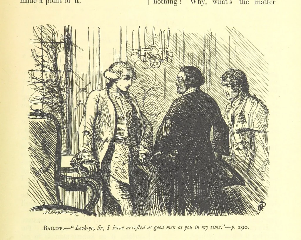 An illustration from Dalziels' Illustrated Goldsmith ... With one hundred pictures drawn by G. J. Pinwell, engraved by the brothers Dalziel, 1865, leaf 313