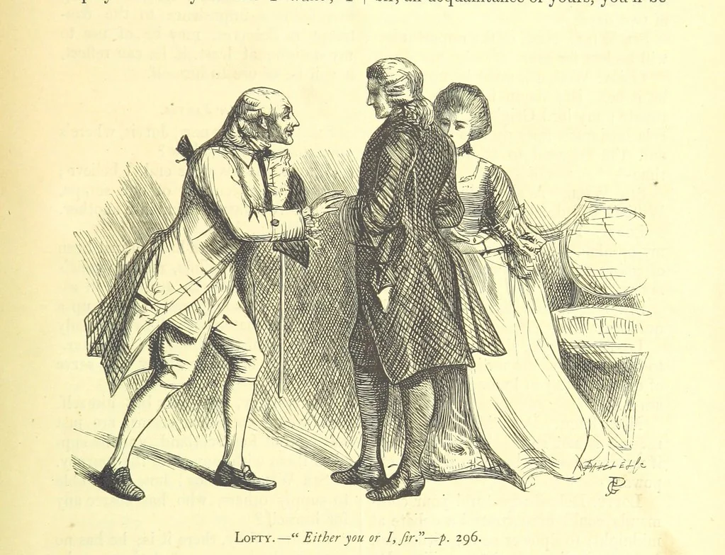An illustration from Dalziels' Illustrated Goldsmith ... With one hundred pictures drawn by G. J. Pinwell, engraved by the brothers Dalziel, 1865, leaf 321