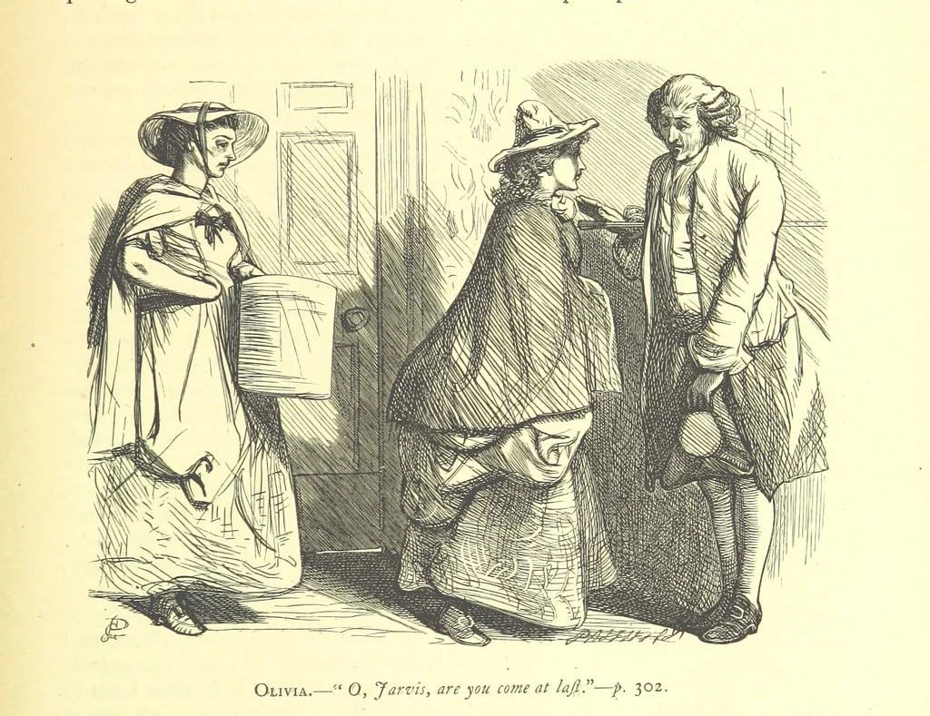 An illustration from Dalziels' Illustrated Goldsmith ... With one hundred pictures drawn by G. J. Pinwell, engraved by the brothers Dalziel, 1865, leaf 325