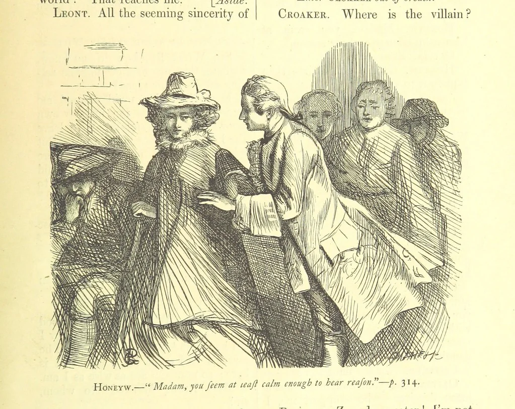 An illustration from Dalziels' Illustrated Goldsmith ... With one hundred pictures drawn by G. J. Pinwell, engraved by the brothers Dalziel, 1865, leaf 337