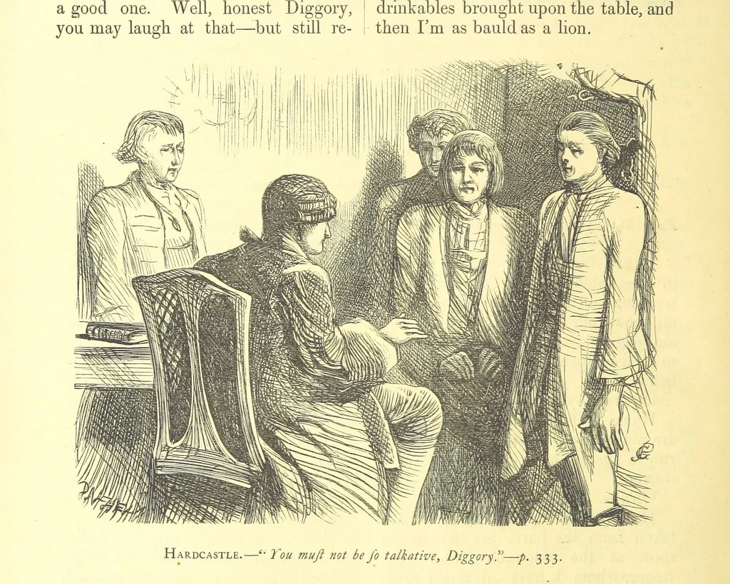 An illustration from Dalziels' Illustrated Goldsmith ... With one hundred pictures drawn by G. J. Pinwell, engraved by the brothers Dalziel, 1865, leaf 358